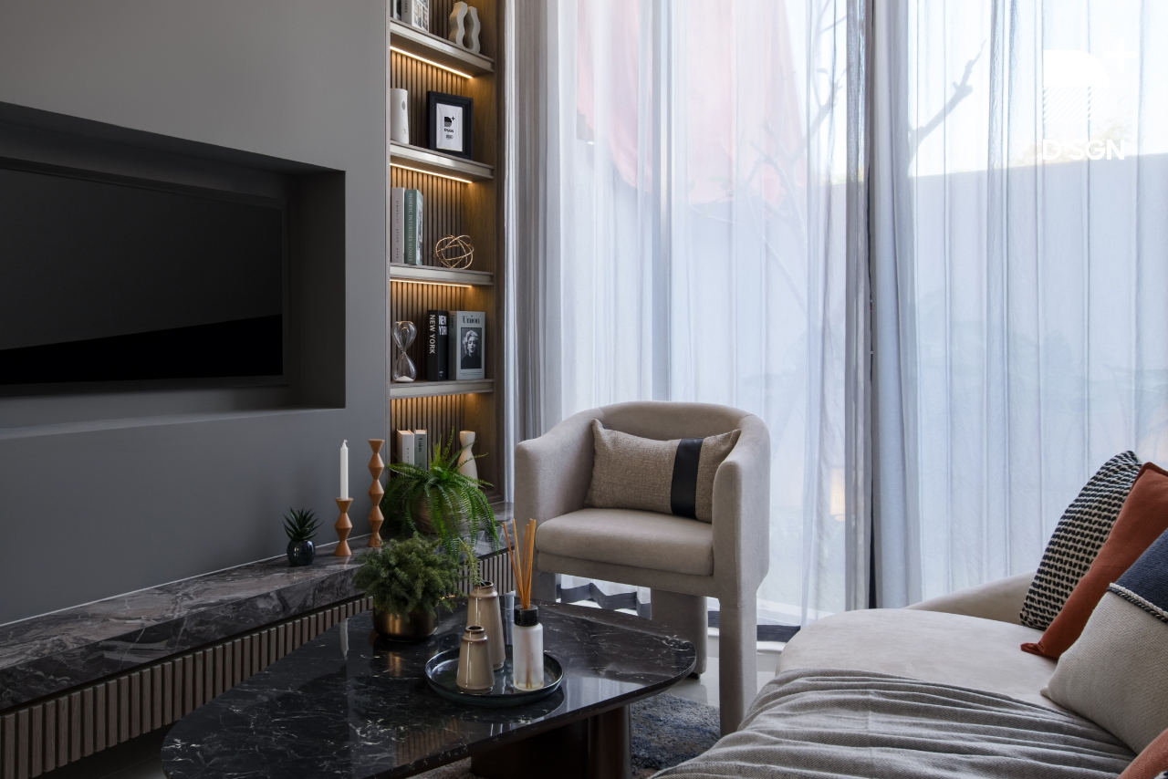 SHOW UNIT CITRA GRAND, SEMARANG - LIVING ROOM